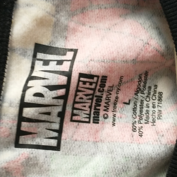 Marvel Comic Superhero Faces Sweatshirt | large - Picture 3 of 9